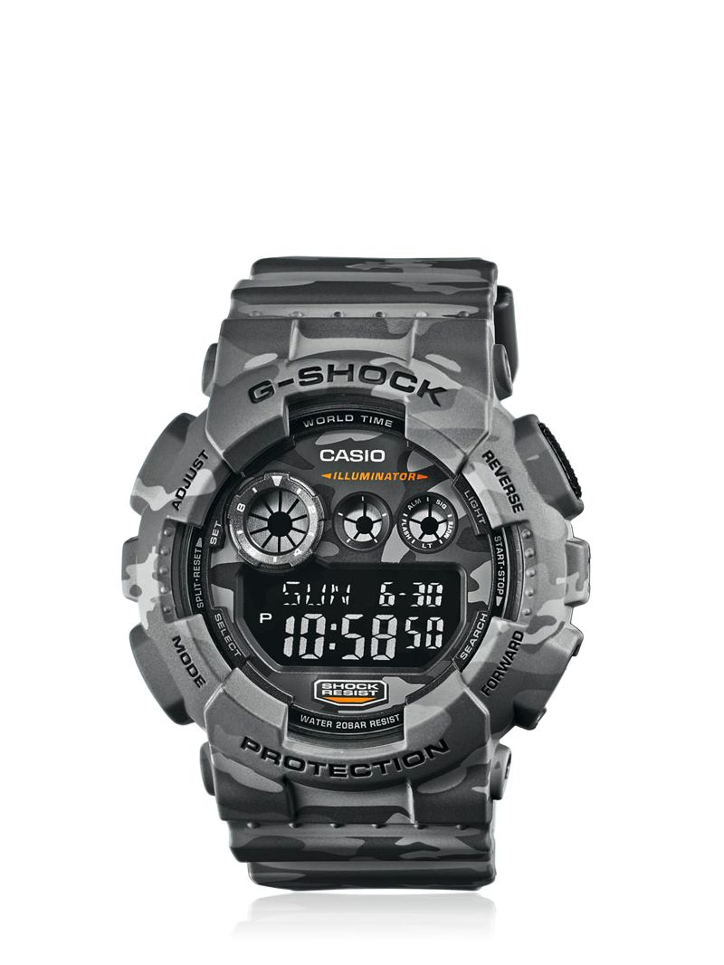 g shock camouflage gray